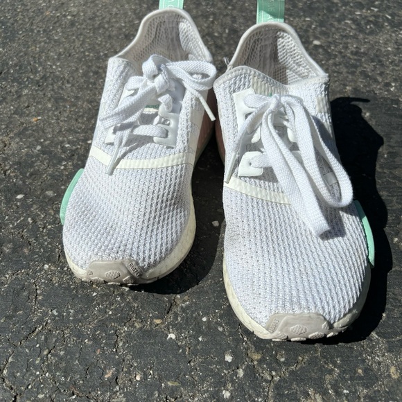 White Adidas NMDs - Picture 4 of 8